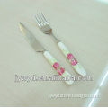 Stainless Steel Fork Knife With Ceramic Handle